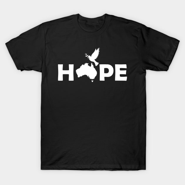 Hope For Australia T-Shirt by Shariss